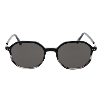 This Sunglasses by Replay for unisex in plastic black presents a sumptuous silhouette, showcasing a sumptuous full-rim panto frame design in black coloured frame and high-performance non-polarized category-3-dark-tint lens.