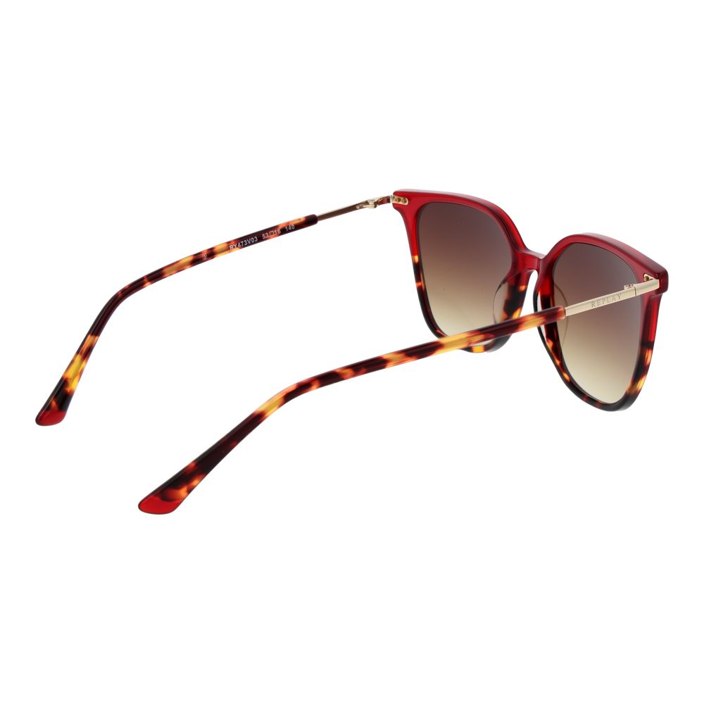 Replay Cat-Eye Gradient Dark-Tint Plastic Sunglasses - Multicolour
