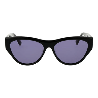 Sunglasses by Replay for women in plastic black features an lustrous full-rim cat-eye frame design with black coloured frame detailing and non-polarized category-3-dark-tint lens for a lustrous aesthetic.
