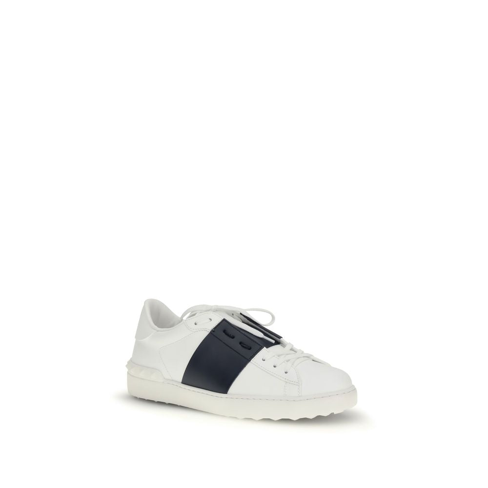 Sneakers by Valentino Garavani for men in bos taurus calf leather black presents a on trend silhouette from the Men's Low Top Slip On Bos Taurus Calf Leather Sneakers collection, showcasing a on trend low-top slip-on style for an elevated aesthetic.
