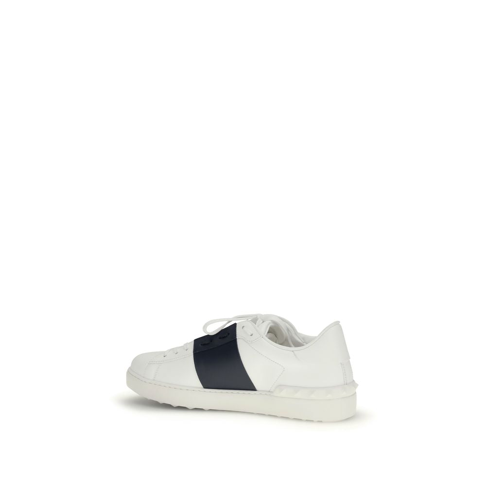Sneakers by Valentino Garavani for men in bos taurus calf leather black features an fashionable silhouette, showcasing the premium Men's Low Top Slip On Bos Taurus Calf Leather Sneakers in a fashionable low-top slip-on style that offers a fashionable finish for refined style.