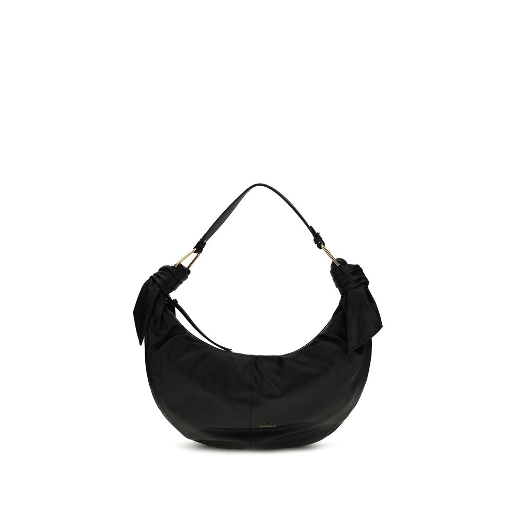 Shoulder Bag by Coccinelle for women in bos taurus calf leather black & gold features a enviable silhouette, showcasing a secure zipper, ample , and enviable shoulder-strap & handle for a enviable finish.
