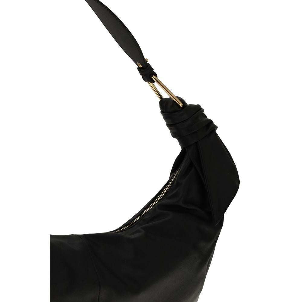 Shoulder Bag by Coccinelle for women in bos taurus calf leather black & gold features a distinguished silhouette, showcasing a secure zipper and distinguished with versatile shoulder-strap & handle for a distinguished finish.