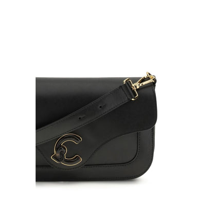 Shoulder Bag by Coccinelle for women in bos taurus calf leather black features an effortlessly chic silhouette with a secure magnetic, ample built-in-compartments & external-pockets, and versatile shoulder-strap & adjustable-strap for effortlessly chic everyday luxury.