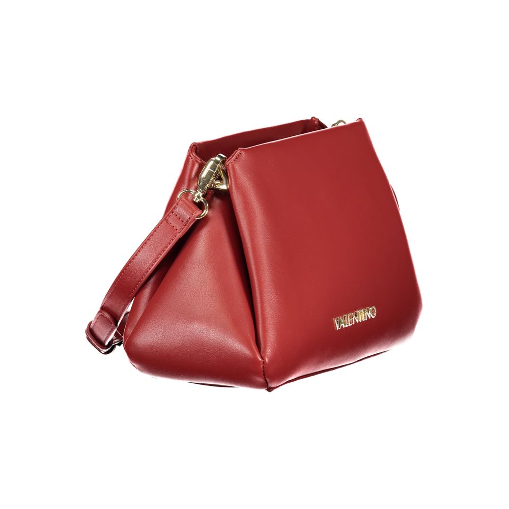 Handbag by Mario Valentino for women in polyurethane red presents a ornamental silhouette, showcasing a secure snap & zipper, ample external-pockets & internal-pockets, and versatile shoulder-strap & adjustable-strap for a ornamental finish.