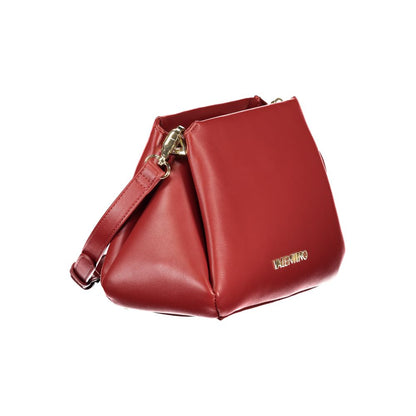 Handbag by Mario Valentino for women in polyurethane red presents a ornamental silhouette, showcasing a secure snap & zipper, ample external-pockets & internal-pockets, and versatile shoulder-strap & adjustable-strap for a ornamental finish.