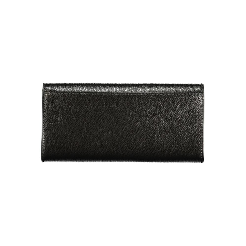 Furla Continental Iride Leather Cardholder Wallet - Black Signature