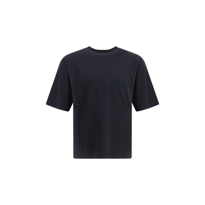 T-Shirt by Dsquared² for men in cotton black showcases a chic silhouette, artfully detailed with a chic and for a chic finish.