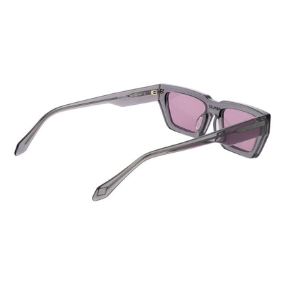 Sunglasses by Replay for unisex in plastic and gray featuring an opulent rectangle full-rim frame design with a sophisticated gray coloured frame finish and high-performance non-polarized category-2-medium-tint lens.