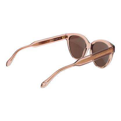 Sunglasses by Replay for women in plastic pink features a sumptuous silhouette, showcasing a sumptuous full-rim cat-eye frame design in rose coloured frame with high-performance non-polarized category-3-dark-tint lens.