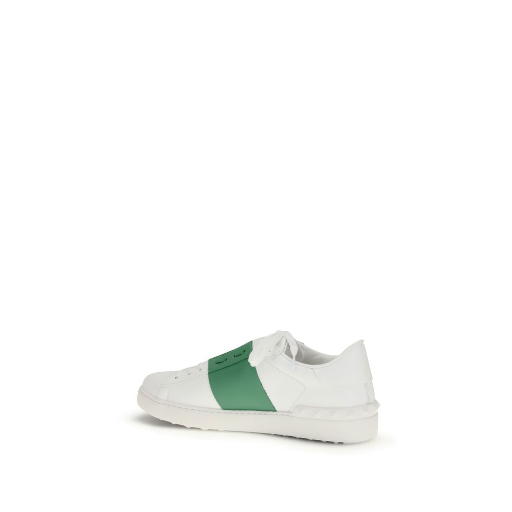 Sneakers by Valentino Garavani for men in bos taurus calf leather white presents a on trend silhouette from the Men's Low Top Slip On Bos Taurus Calf Leather Sneakers collection, showcasing a on trend low-top slip-on style for an elevated aesthetic.