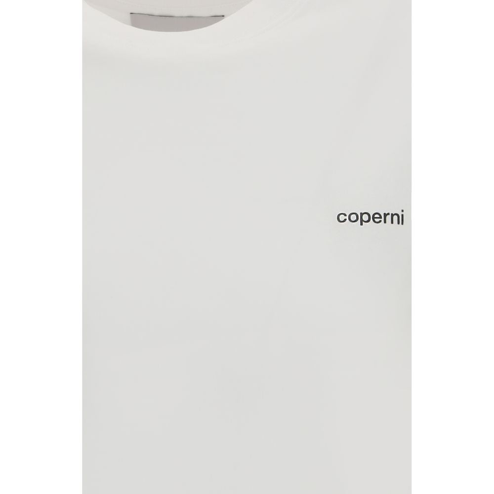 T-Shirt by Coperni for women in cotton white features an edgy silhouette, meticulously detailed with a sophisticated and for a truly edgy finish.