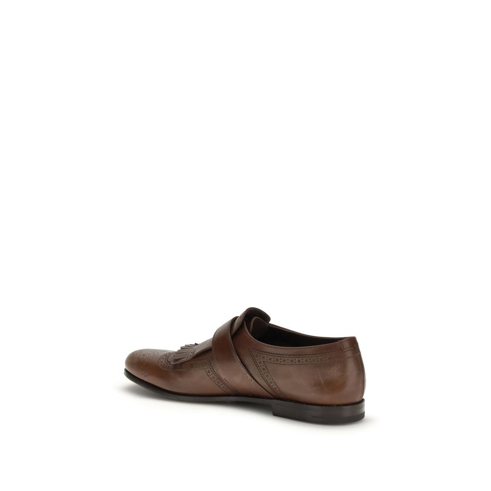 Loafer Slip-On Shoes by Church's for men in suede calf leather & wool brown & houndstooth showcases a timeless silhouette from the Men's Suede Calf Leather & Wool Loafer Slip-On Shoes collection, featuring a timeless and for a timeless finish.