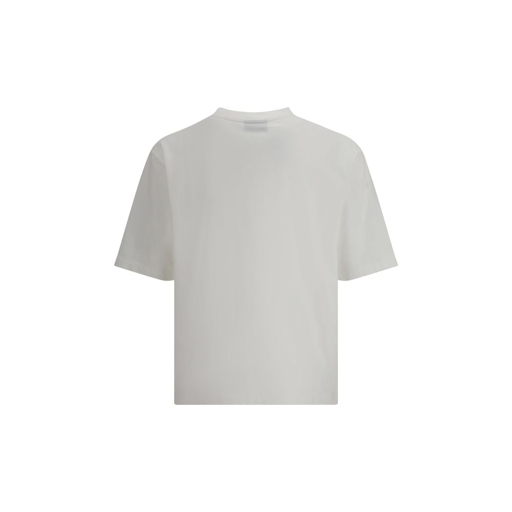 T-Shirt by Dsquared² for men in cotton white features a plush silhouette, showcasing a sophisticated and for a truly plush finish.