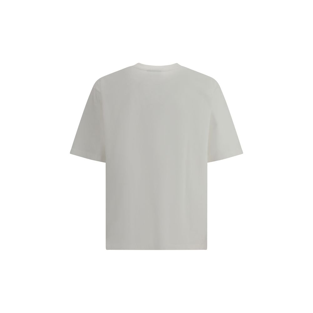 Activewear T-Shirt by Dsquared² for men in cotton white & signature features a dynamic silhouette with and enhanced by functional .