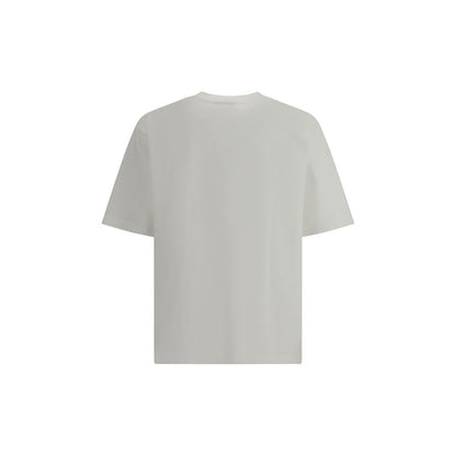 Activewear T-Shirt by Dsquared² for men in cotton white & signature features a dynamic silhouette with and enhanced by functional .