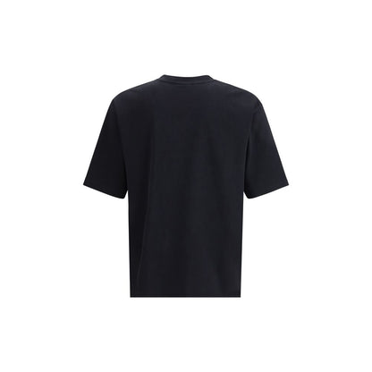 T-Shirt by Dsquared² for men in cotton black & print showcases a chic silhouette, artfully detailed with a chic and for a chic finish.
