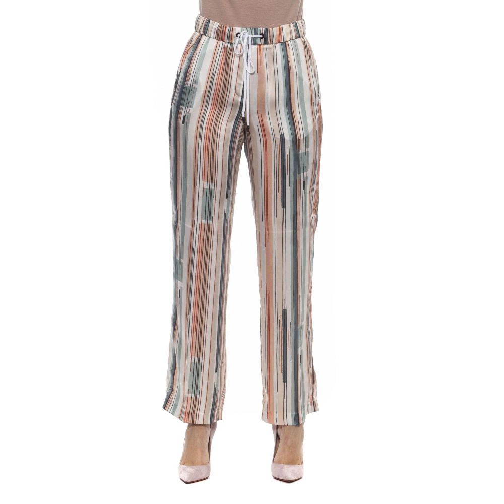 Casual Pants by Peserico for women in polyester & viscose multicolor features a refined silhouette with a refined , defined by a and a refined long for a refined finish.