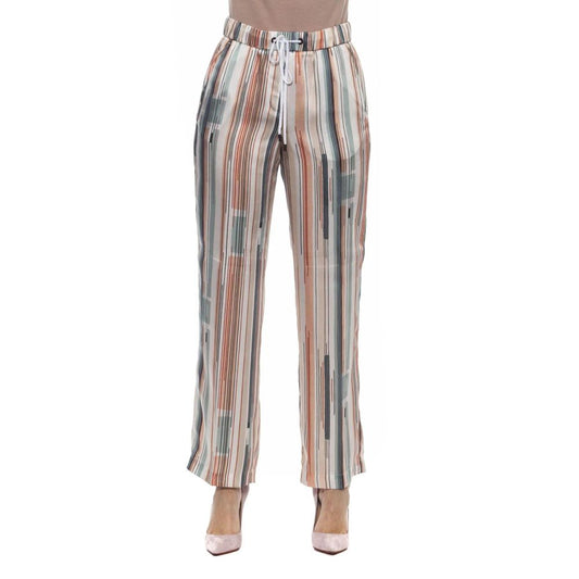 Casual Pants by Peserico for women in polyester & viscose multicolor features a refined silhouette with a refined , defined by a and a refined long for a refined finish.
