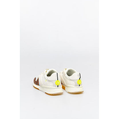 Athletic Sneakers by Scotch & Soda for men in textile bicolour, rainbow & white showcases an impeccable silhouette, defined by an impeccable athletic style design that perfectly captures the essence of the Men's Athletic Textile Sneakers.