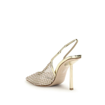 Platform Stiletto Pumps Heels by LE SILLA for women in nylon satin & bos taurus calf leather natural & silver features a effortless chic silhouette, showcasing the Play Women's Nylon Satin & Bos Taurus Calf Leather Platform Stiletto Pumps Heels design with a effortless chic stiletto platform and for a effortless chic finish.