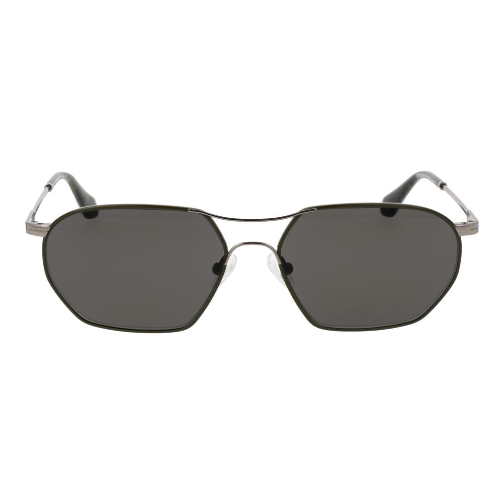 Sunglasses by Replay for men in multicolor showcases a ethereal silhouette, featuring green coloured frame aviator full-rim frame design with non-polarized category-3-dark-tint lens for a ethereal finish.