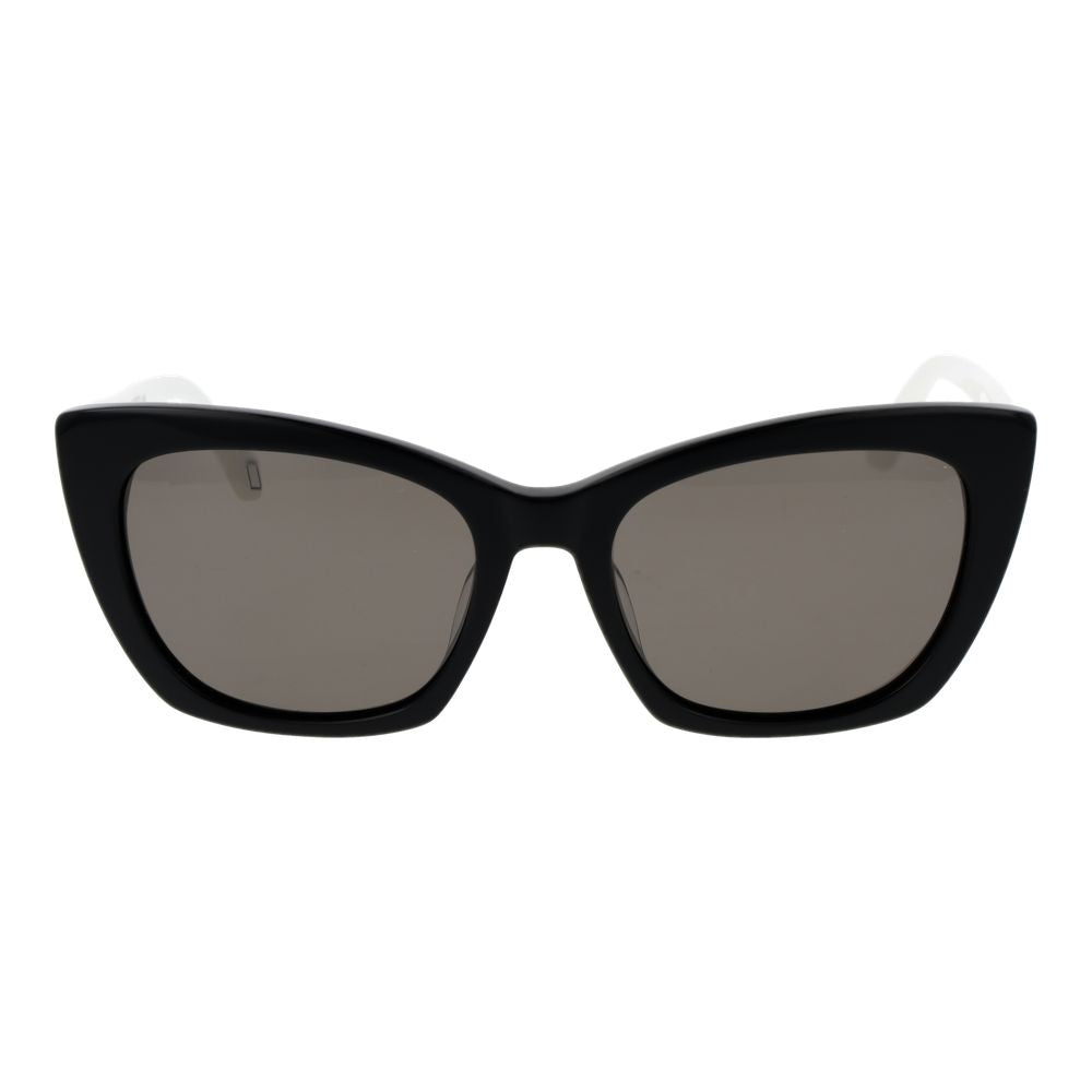 Sunglasses by Replay for women in black features an ethereal full-rim cat-eye frame design with black coloured frame frames and non-polarized lens for a ethereal finish.