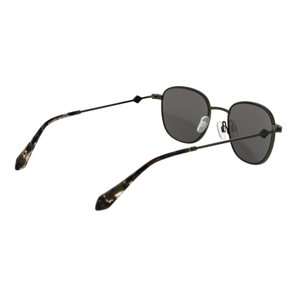 Sunglasses by Replay for unisex in metal and multicolor featuring an opulent full-rim oval frame design with a sophisticated green coloured frame finish and high-performance non-polarized category-3-dark-tint lens.