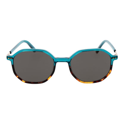 Sunglasses by Replay for unisex in plastic and turquoise featuring an opulent full-rim frame design with a sophisticated turquoise coloured frame finish and high-performance non-polarized category-3-dark-tint lens.