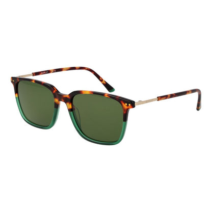Sunglasses by Replay for men in plastic and brown featuring an opulent full-rim square frame design with a sophisticated brown coloured frame finish and high-performance non-polarized category-3-dark-tint lens.