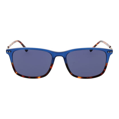 Sunglasses by Replay for men in brown showcases a ethereal silhouette, featuring brown coloured frame rectangle full-rim frame design with non-polarized category-3-dark-tint lens for a ethereal finish.