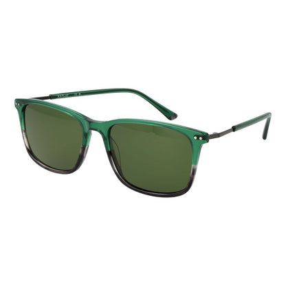 This Sunglasses by Replay for men in plastic multicolor presents a sumptuous silhouette, showcasing a sumptuous rectangle full-rim frame design in green coloured frame and high-performance non-polarized category-3-dark-tint lens.