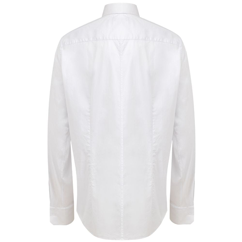 Dress Shirt by Dolce & Gabbana for men in stretch cotton white features an polished silhouette, showcasing a sophisticated and detail for a truly polished finish.