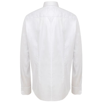 Dress Shirt by Dolce & Gabbana for men in stretch cotton white features an polished silhouette, showcasing a sophisticated and detail for a truly polished finish.
