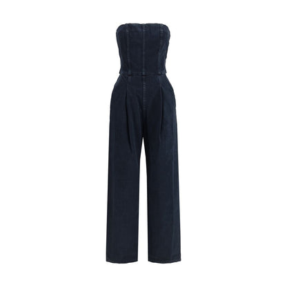 One-Piece by Agolde for women in denim cotton blue showcases an fashionable silhouette, artfully incorporating a and for a truly fashionable and refined finish.