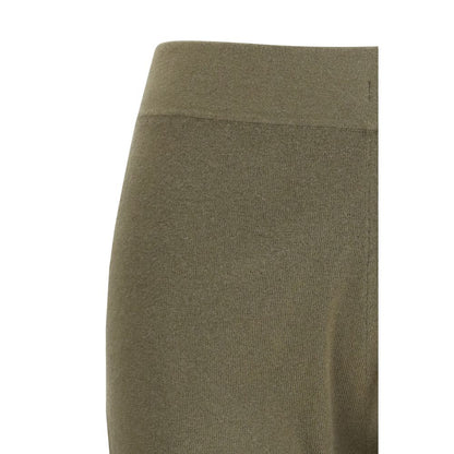 Bermuda Shorts by Extreme Cashmere for women in cashmere cotton & capra leather bicolour features a eye catching slim and short with a eye catching .