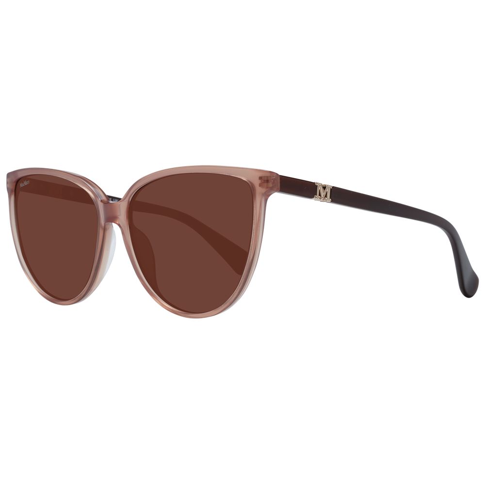 Max Mara Butterfly Non-Polarized Dark-Tint Plastic Sunglasses - Beige