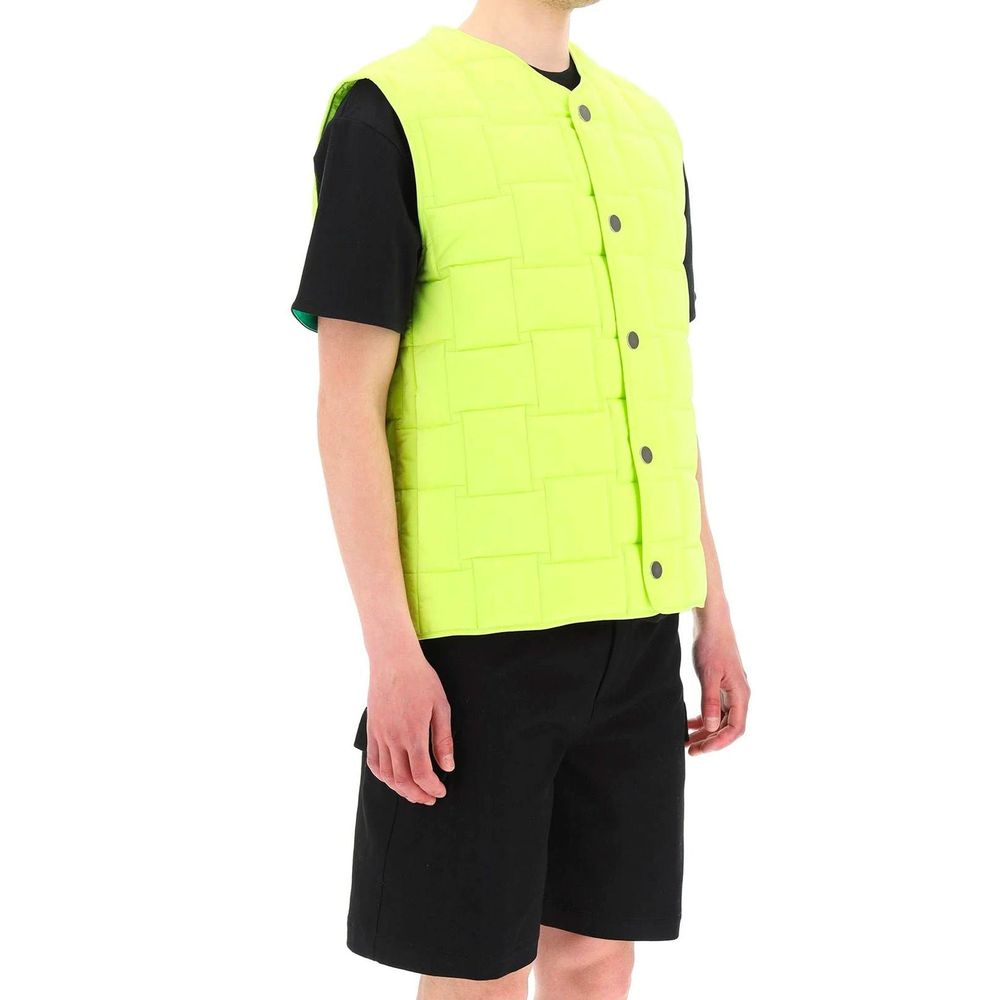 Bottega Veneta Bicolor Polyamide Sleveless Jacket