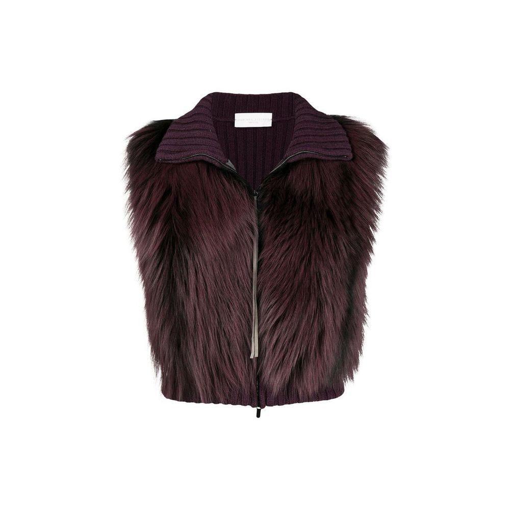 Fabiana Filippi Gray Merino Wool Jackets And Coat