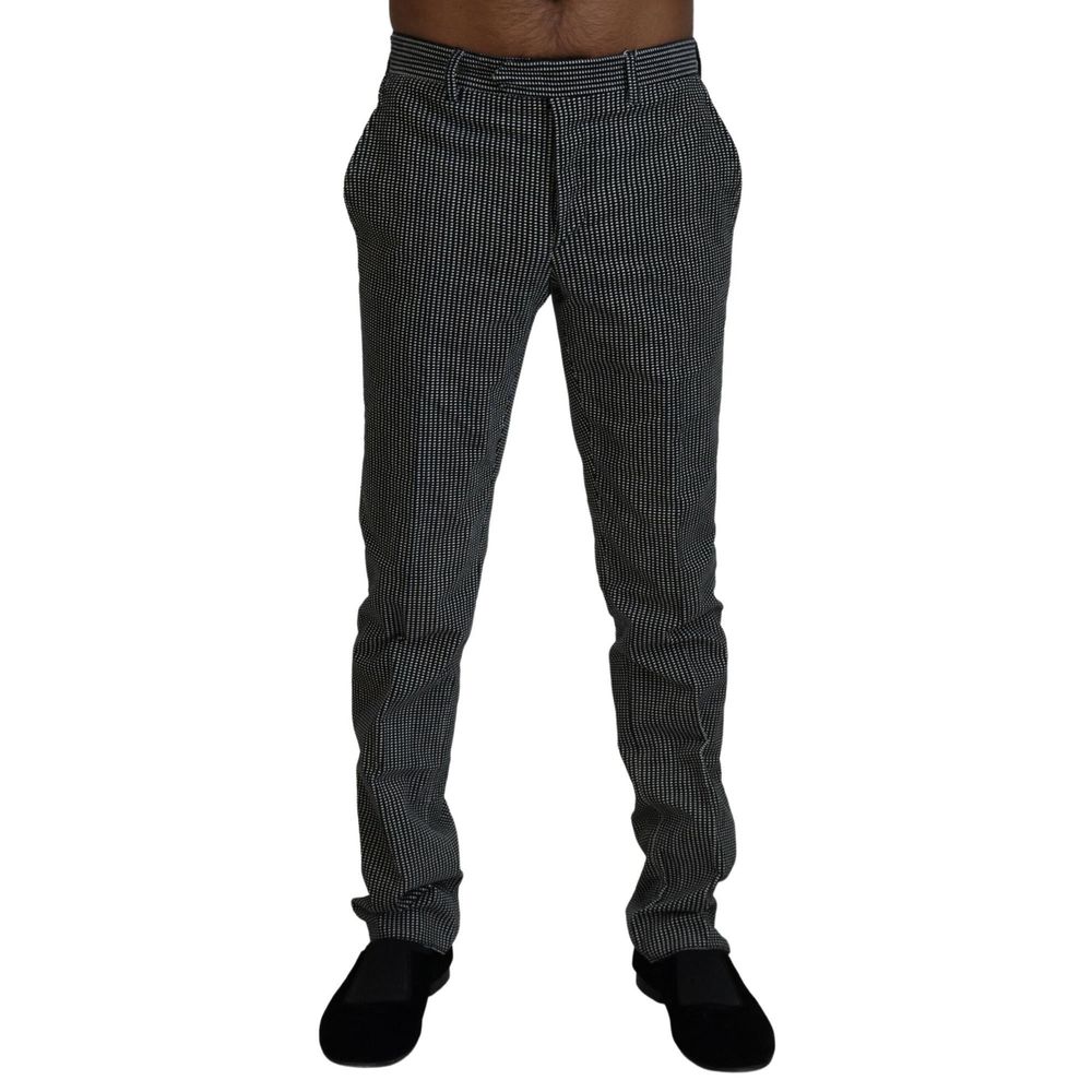 Trousers by BENCIVENGA for men in cotton black features a tailored silhouette with a tailored , defined by its long and a sophisticated .