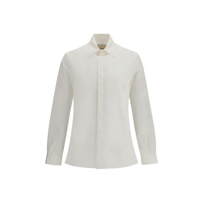 Dress Shirt by Valentino Garavani for men in cotton white & signature showcases a sublime silhouette, artfully detailed with a sublime and long-sleeve for a sophisticated, sublime finish.