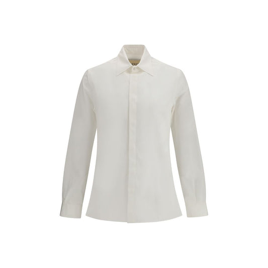 Dress Shirt by Valentino Garavani for men in cotton white & signature showcases a sublime silhouette, artfully detailed with a sublime and long-sleeve for a sophisticated, sublime finish.