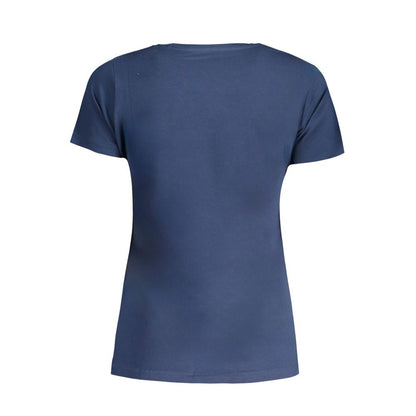 T-Shirt by Pepe Jeans for women in stretch denim cotton blue & print features an on trend silhouette, perfectly showcasing a on trend and for an elevated aesthetic.
