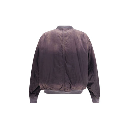 Jacket by Maison Mihara Yasuhiro for men in rayon & cotton black showcases a contemporary silhouette, detailed with a contemporary and premium for a sophisticated finish.