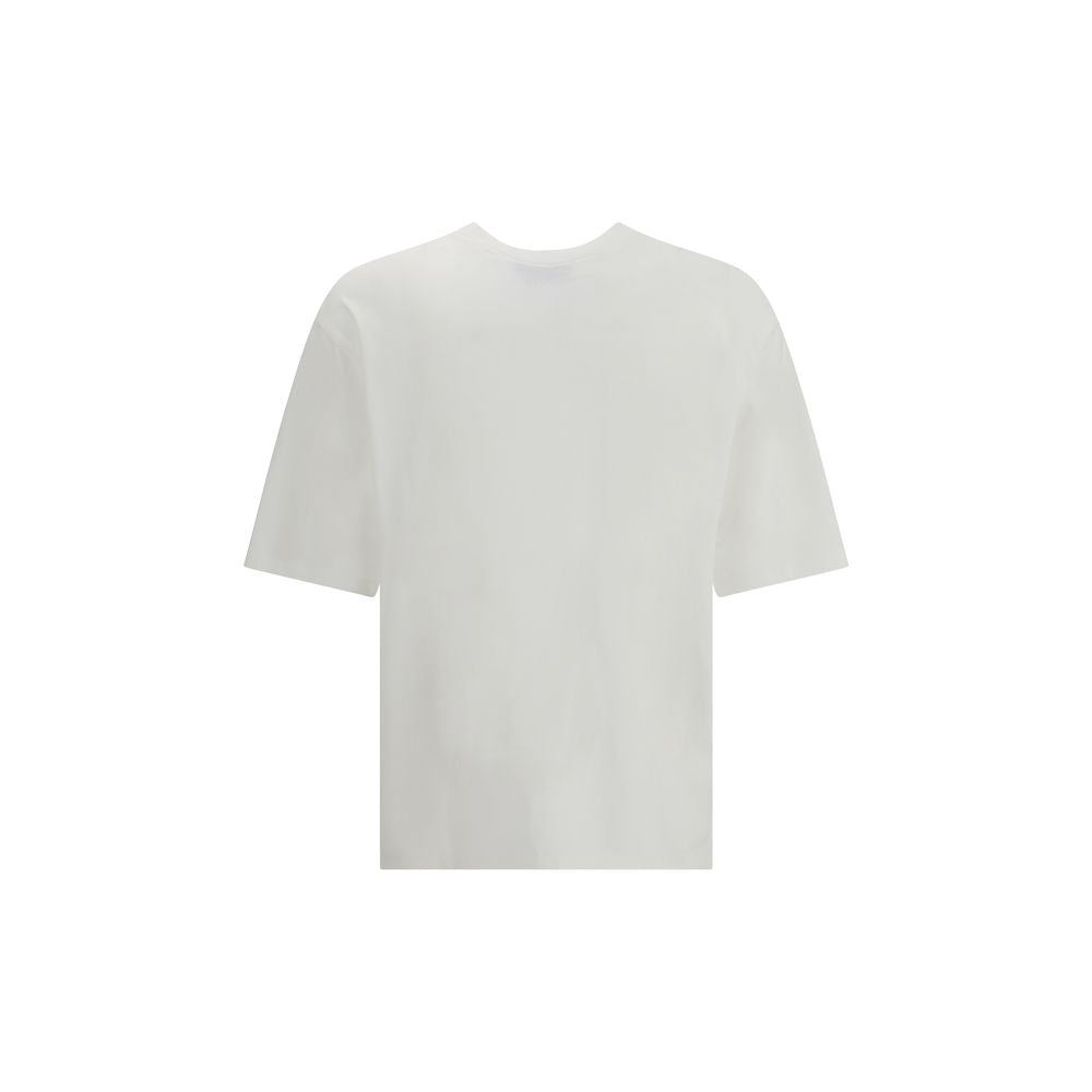 T-Shirt by Dsquared² for men in cotton white features a plush silhouette, showcasing a sophisticated and for a truly plush finish.