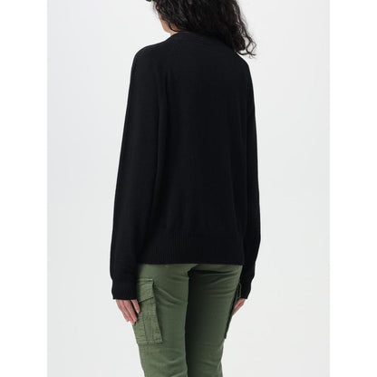 Sweatshirt by Woolrich for women in cashmere black features a unrivaled silhouette with a refined and unrivaled detailing for a sophisticated look.