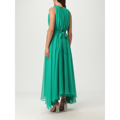 Dress by Liu Jo for women in polyester bicolour & green features an sultry silhouette defined by a and sleeveless, falling to an sultry long for a sultry look.