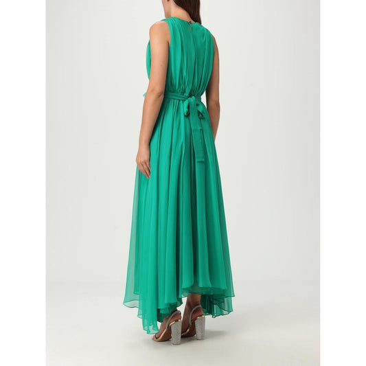Dress by Liu Jo for women in polyester bicolour & green features an sultry silhouette defined by a and sleeveless, falling to an sultry long for a sultry look.