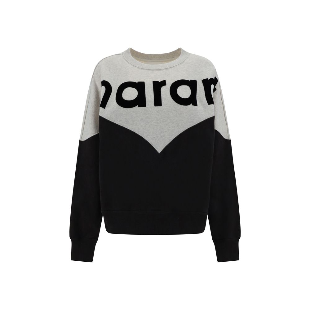Sweatshirt by Isabel Marant Étoile for women in cotton polyester gray, toile & monogram features an magnificent silhouette, showcasing a sophisticated crew neckline and detail for a truly magnificent finish.