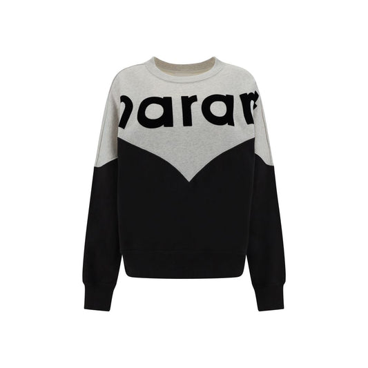 Sweatshirt by Isabel Marant Étoile for women in cotton polyester gray, toile & monogram features an magnificent silhouette, showcasing a sophisticated crew neckline and detail for a truly magnificent finish.
